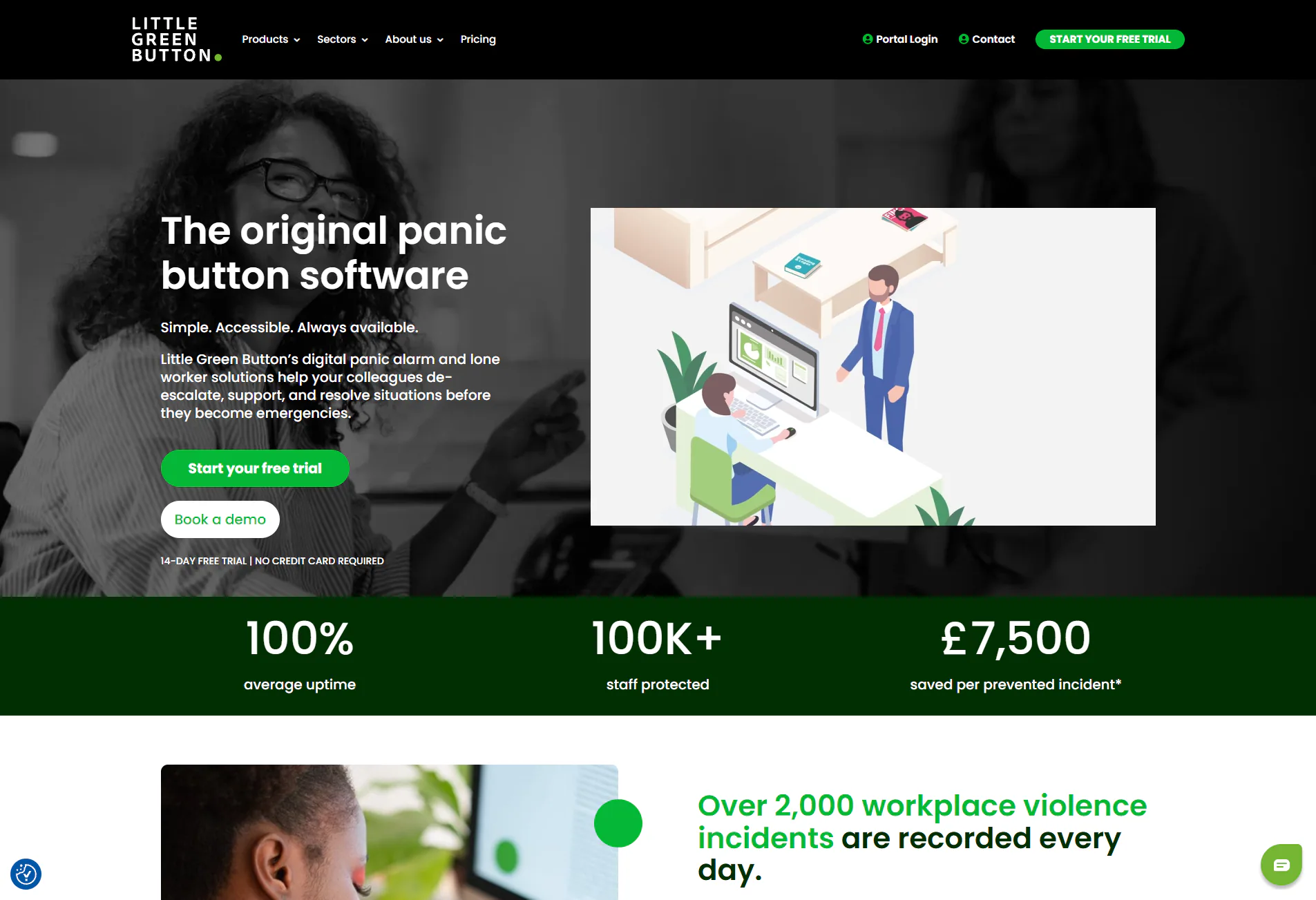 Little Green Button